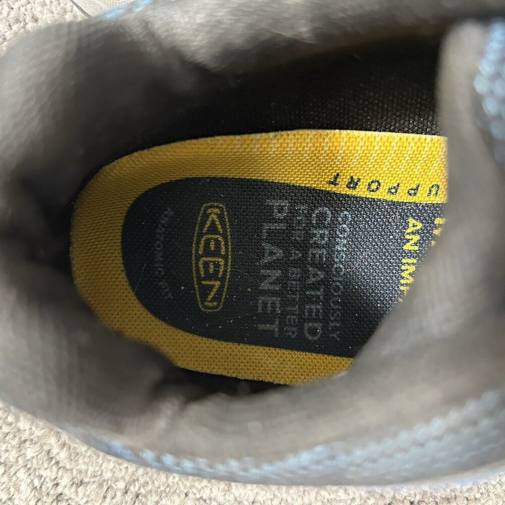 Keen Targhee Sport Vent 1024737 Youth Sz 4 Blue Outdoor Hiking Trail Shoes Used - Picture 11 of 12